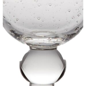 Abigails St. Remy 2.75 in. D x 5 in. H Bubble Wine Glass (Set of 4)