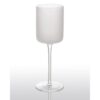 Abigails White Night Frosted Water Glass