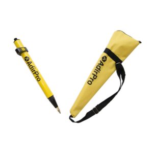 AdirPro 1.28 in. Mini Stakeout Pole, Fluorescent Yellow