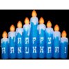 Airblown 6 ft. H Airblown Hanukkah Candles Scene