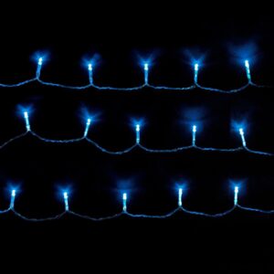 ALEKO 50-Light White LED Solar Powered Mini Christmas String Lights