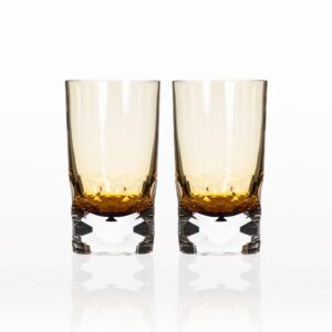 Rolf Glass Vienna 14 oz. Amber HiBall (Set of 2)