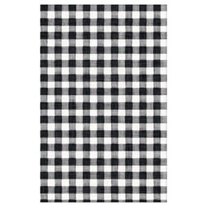 Amscan 54 in. x 102 in. Multi-Colored Paper Checkered Fall Harvest Market Table Cover (3-Pack)