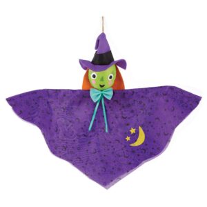 Amscan 12 in. Small Halloween Hanging Witch Decoration (9-Pack)
