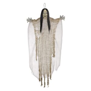 Amscan 24 in. Halloween Hanging Creepy Girl (6-Pack)