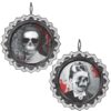 Amscan 12 in. Gray Halloween Portrait Sign (2-Pack)