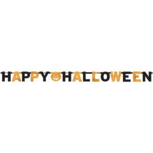 Amscan 6.25 in. x 7.75 ft. Halloween Foil Letter Banner (3-Pack)