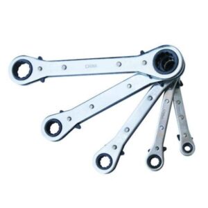 Apollo Metric Ratcheting Wrench Set (5-Piece)