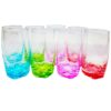 Gibson Home Karissa 8-Piece Assorted Colors Glass Tumbler Set