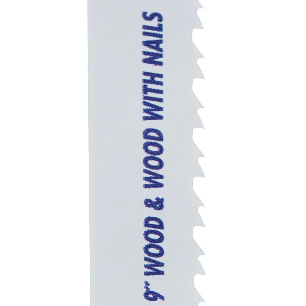 Avanti Pro Wood and Metal Cutting Reciprocating Saw Blade Set (9-Piece)