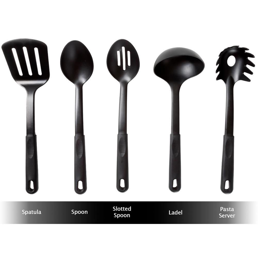 Classic Cuisine Allumi-Shield 15-Piece Aluminum Nonstick Cookware Set in Black