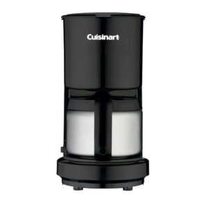 Cuisinart 4-Cup Black Drip Coffee Maker with Stainless Steel Carafe