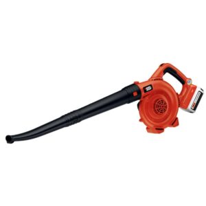 BLACK+DECKER 120 MPH 90 CFM 40V MAX Lithium-Ion Cordless Handheld Leaf Sweeper with (1) 1.5Ah Battery and Charger Included