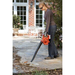 BLACK+DECKER 120 MPH 90 CFM 40V MAX Lithium-Ion Cordless Handheld Leaf Sweeper with (1) 1.5Ah Battery and Charger Included