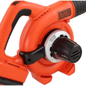 BLACK+DECKER 120 MPH 90 CFM 40V MAX Lithium-Ion Cordless Handheld Leaf Sweeper with (1) 1.5Ah Battery and Charger Included