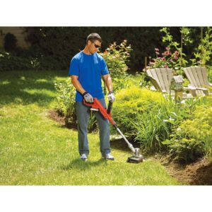 BLACK+DECKER 12 in. 20V MAX Lithium-Ion Cordless 2-in-1 String Grass Trimmer/Lawn Edger with (1) 2.0Ah Battery and Charger Included