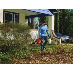BLACK+DECKER 180 MPH 220 CFM 7-Amp Corded Electric Handheld Leaf Blower