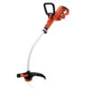 BLACK+DECKER 14 in. 7.5-Amp Corded Electric Curved Shaft High Performance Single Line 2-in-1 String Grass Trimmer/Lawn Edger