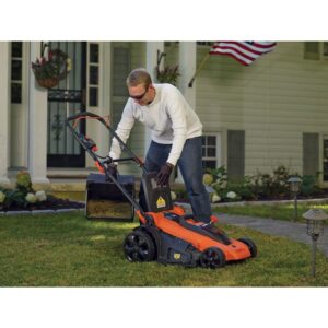 BLACK+DECKER 20 in. 40V MAX Lithium-Ion Cordless Walk Behind Push Lawn Mower with (2) 2.5Ah Batteries and Charger Included