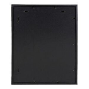 DesignOvation Gallery 16 in. x 20 in. matted to 8 in. x 10 in. Black Picture Frame