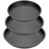 Southern Homewares 8 in., 9 in., 10 in. 3-Piece Round Baking Pan