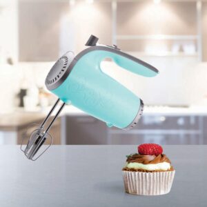 Brentwood 5-Speed Blue Lightweight Electric Hand Mixer
