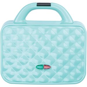 Brentwood Couture Purse Blue Nonstick Dual Waffle Maker