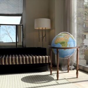Waypoint Geographic Valencia 20 in. Blue Oceans Floor Standing Globe