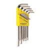 Bondhus Standard Hex End Long Arm L-Wrench Set with BriteGuard Finish (13-Piece)