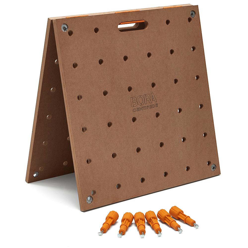 BORA Centipede 24 in. x 48 in. Workbench Top for Sawhorse with 3/4 in. Dog Holes