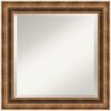Amanti Art Manhattan Bronze 25.38 in. x 25.38 in. Bathroom Vanity Wall Mirror