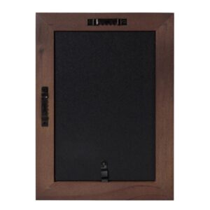 Kate and Laurel Bordeaux Brown Picture Frame (Set of 10)