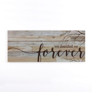 P Graham Dunn We decided on Forever Wood Pallet Individual Wooden Art