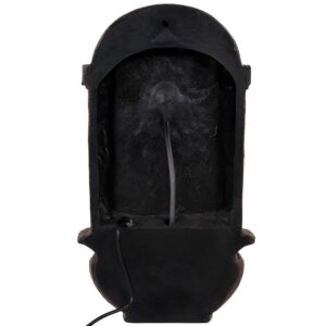 Sunnydaze Decor Venetian Iron Electric Powered Outdoor Wall Fountain