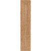 LR Home 80 in. x 16 in. Natural Jute Classic Braided Runner