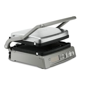 Cuisinart Griddler Elite 240 sq. in. Brushed Stainless Steel Non-Stick Indoor Grill