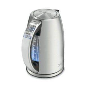 Cuisinart Perfect Temp 7 Cup Silver Cordless Electric Kettle