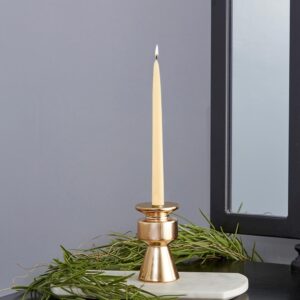 ROOT CANDLES 9 in. Dipped Taper Buttercream Dinner Candle (Box of 12)