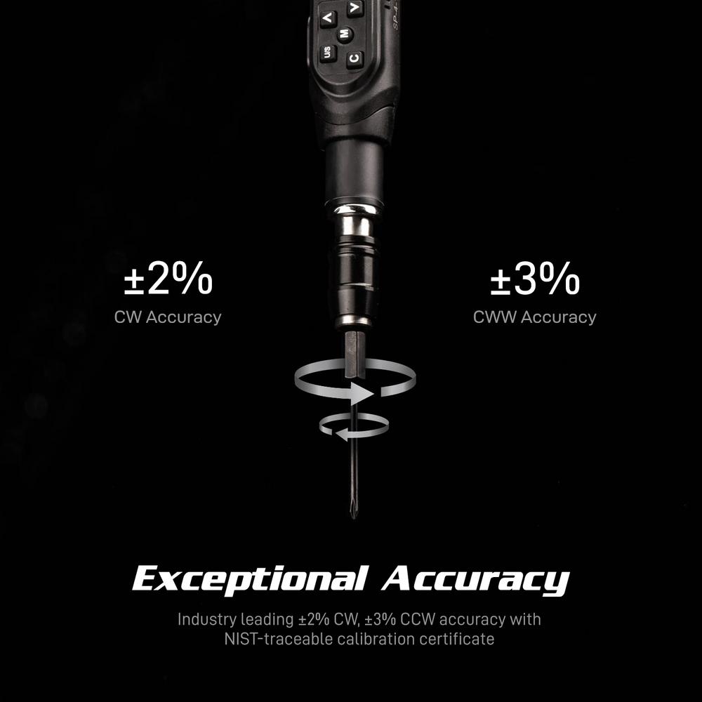 Capri Tools Certified 1.77 in./lbs. to 35.39 in./lbs. Dual Direction Digital Torque Screwdriver