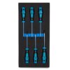 Capri Tools Kontour Star Screwdriver Set with the Mechanic's Tray (6-Piece)
