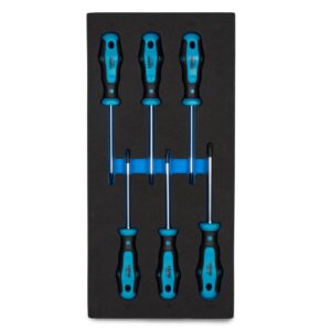 Capri Tools Kontour Star Screwdriver Set with the Mechanic's Tray (6-Piece)