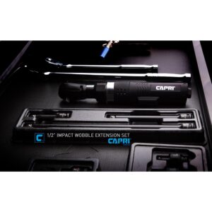 Capri Tools 1/2 in. Drive 3, 6 and 12 in. Wobble Impact Extension Bar Set (3-Piece)