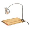 Carlisle 39 in. H Heat Lamp Single Arm in Aluminum Finish with Included Pan and Board