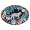 Certified International 16 in. Multi-Colored Stoneware Exotic Jungle Oval Platter