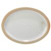 Certified International Artisan Multi-Colored 16 in. x 12 in. Ceramic Oval Platter