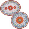 Certified International Vera Cruz 2-Piece Melamine Platter Set