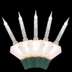 Brite Star 7-Light Clear and Silver Glitter Base Bubble Lights
