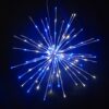 HOLIDYNAMICS HOLIDAY LIGHTING SOLUTIONS 16 in. Pure White/Blue LED Christmas Spritzer
