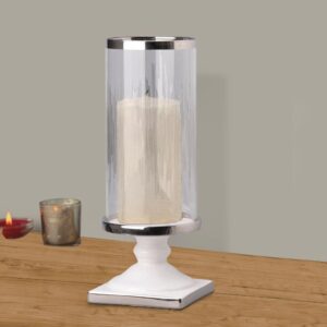 Benjara Admirably Modern Pedestal Candle Holder