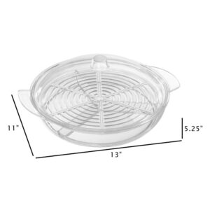 Classic Cuisine Cold Veggie Tray Serving Platter